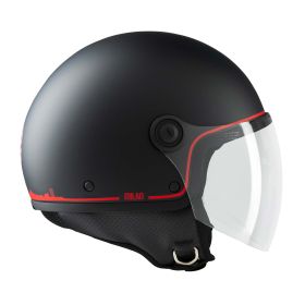 TUCANO URBANO EL'JETTIN AC Milan Skyline Demi-jet helmet matte black