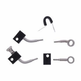 JMP 2 Bremsleitungen Stahl HBF-2731-V Silber für Honda CBF 500 A ABS