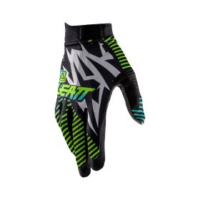 LEATT Moto 1.5 GripR Summer gloves Storm green black ultra-lightweight