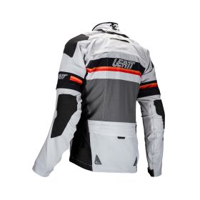 LEATT ADV Rally 5.5 Summer jacket grey black ergonomic