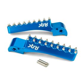STR8 MX EVO CNC Beifahrerfußrasten Blau BETA RR 50