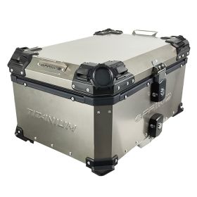 Bauletto moto GPR ALPI-TECH titanio 35L con piastra universale