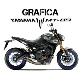 IRIDEA DESIGN BRX-GRA-YAM-MT9-WH Motorcycle decals