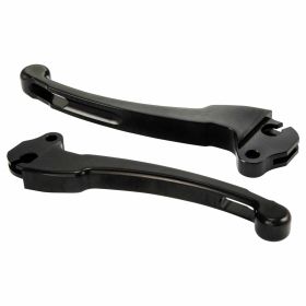 SIP CNC Anodized Black Aluminum Clutch/Brake Lever Set 2 Pieces
