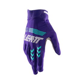 LEATT Moto 2.5 X-Flow Summer gloves purple blue grey breathable