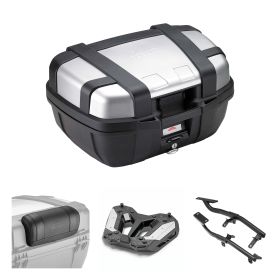 GIVI TREKKER 52L Aluminium Topcase-Kit für ZONTES 703F ADVENTURE