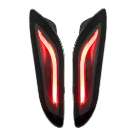 SIP Hintere Pfeil Kit Links/Rechts für KOSO Schwarz für Vespa Primavera/Sprint