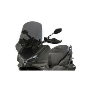 Pare-brise Urban ISOTTA Fumé Sombre 675x500mm supports de montage inclus pour SYM adx