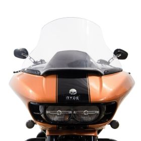 Cupolino alto ISOTTA trasparente 415x695mm per HARLEY DAVIDSON road glide