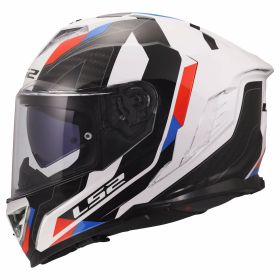Casco integrale LS2 FF818 STORM III SPORTY bianco blu rosso