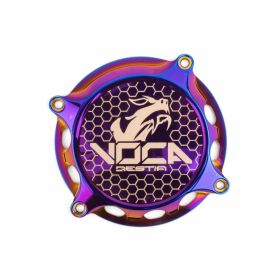 VOCA RACING Aluminium CNC Zündkappenabdeckung Neochrom AM6
