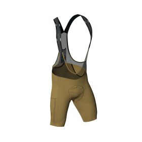 Salopette MTB LEATT Endurance 6.0 marrone design anatomico 3D UPF 50