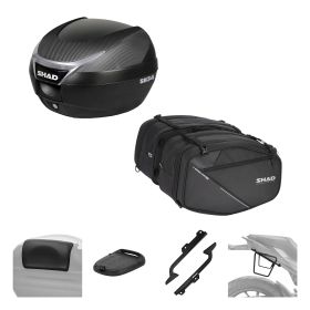 SHAD Complete kit SH34 carbon and SL58 black for KTM Duke 125/390
