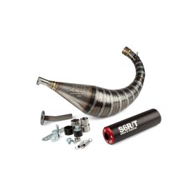 Silencieux complet Stage6 R/T 70-80cc Noir/Bleu AM6