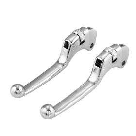 Kit de leviers de frein/embrayage en aluminium chromé SIP gauche/droit pour Vespa
