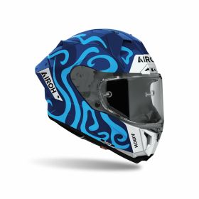 Casque intégral AIROH GP 800 SWAIN Bleu Brillant