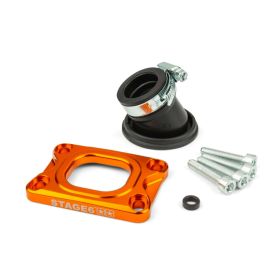 Collettore aspirazione STAGE6 360° arancio per DELL ORTO/CP