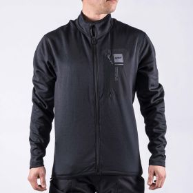 Giacca moto invernale LEATT ADV 3.5 ThermaFlow Stealth nero grigio antivento
