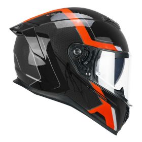 Casco integrale CGM 361X AVENT FIBRA RIDE nero rosso fluo