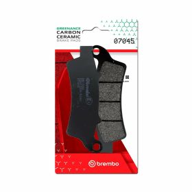Paire de plaquettes de frein BREMBO Carbon Ceramic 07045