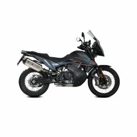 MIVV Speed Edge Slip-on Exhaust homologated in stainless steel for KTM 890 Adventure/R