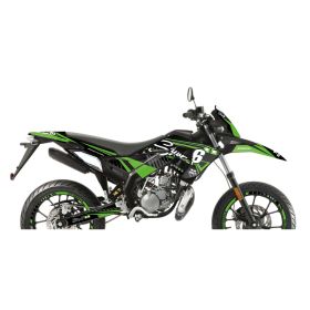 Kit de graphiques déco vert Stage6 pour Derbi X-treme 2018-2020