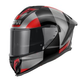 Integralhelm GIVI 50.3 Vision Schwarz Titan Rot