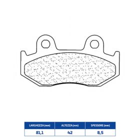CL BRAKES 3019MSC Bremsbeläge Paar gesinterte Verbindung für HONDA