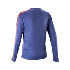 LEATT Gravity 4.0 Damen Technisches Trikot Lange Ärmel Enduro Cosmic Blue