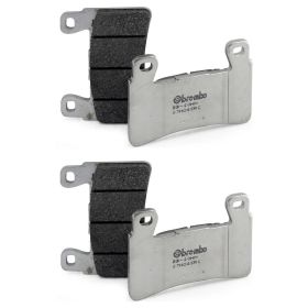 Kit de plaquettes de frein BREMBO RC 2 paires de plaquettes avant 07HO45RC pour HONDA