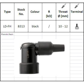 NGK LD-FH Spark Plug Connector