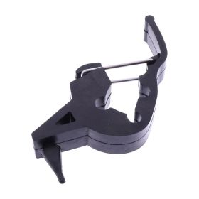 Faro Moto Tondo 7 Pollici H4 35W Giallo Con Staffa Nera - Universale Per Tubi Forcella 35-43mm