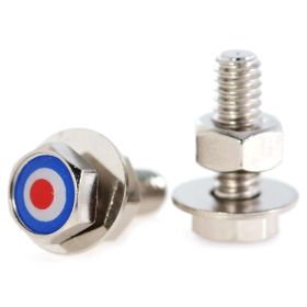 Vis/Support de plaque d'immatriculation M6x20mm SIP TARGET