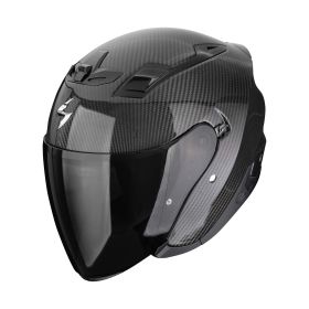 Casco jet urbano Scorpion EXO-Z1 CARBON Solid nero lucido