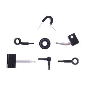 JMP 3 Bremsleitungs-Kit HBF-2296-V-MBK Schwarzstahl für Honda MSX 125 A ABS