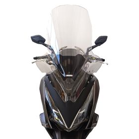 Parabrezza FABBRI Exclusive trasparente 590x870mm con Paramani per Kymco Downtown GT 350