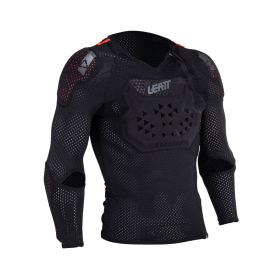 Maglia protettiva moto LEATT ReaFlex Stealth nero maniche lunghe