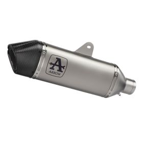 ARROW Slip-On Auspuff Veloce Racing Carbon Titan Endkappe für Kawasaki Z 650