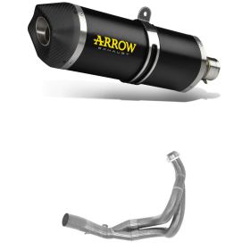 ARROW Race-Tech Slip-On Auspuff Aluminium Carby Endkappe KAWASAKI Versys 650 2015-2023