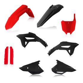 ACERBIS Verkleidungskit 9 Teile Rot/Schwarz für HONDA CRF R