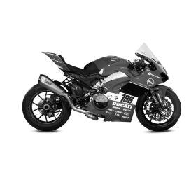 Marmitta completa EVO MIVV Delta race in titanio per DUCATI panigale v4
