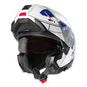SCHUBERTH C5 Globe Flip-up helmet blue white