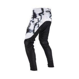 Pantaloni tecnici MTB LEATT Gravity 8.0 bianco heatmap precurvata 4 direzioni