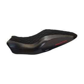 Seat cover Andorra Velvet specific 5BL with logo for DUCATI monster 821/1200