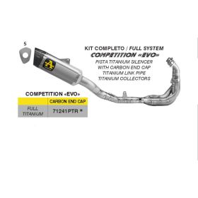 ARROW COMPETITION EVO Komplettauspuff Titan für Yamaha YZF R9