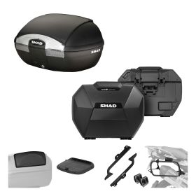 SHAD Complete kit SH45 black and SH38X carbon for VOGE DS800 Rally