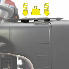 Portapacchi per borse laterali ISOTTA in ferro per BMW