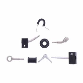 JMP 3 Bremsleitungen Kit Stahl HBF-2296-V Silber für Honda MSX 125 A ABS