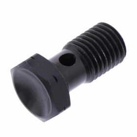 Single M12x1.5 Black Stainless Steel Banjo Bolt STAHLFLEX