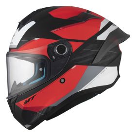 Integralhelm MT Helmets Targo S Kay B5 Schwarz Grau Rot Matt